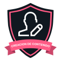 The Visual Academy - Creacion de contenido - Badge